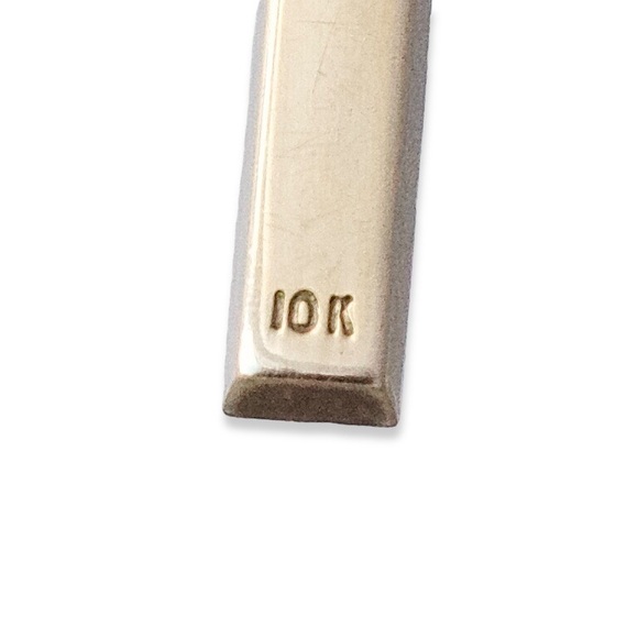 Vintage 10K Gold Cross Necklace Pendant Solid Yellow Gold - Picture 7 of 7